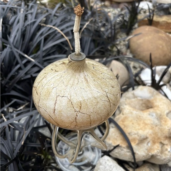 Murano Style Art Glass by Jozefina Krosno Octopus Oil Lamp Made in Poland 9”New - Picture 2 of 6